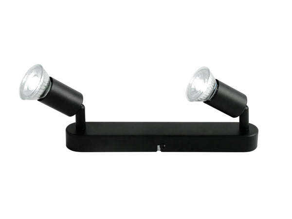 Prolight Gaby barre de spots LED 2x3 W noir