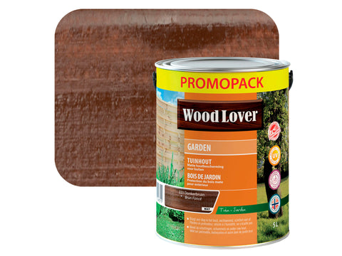 Wood Lover Garden houtbeits 5l donkerbruin #223