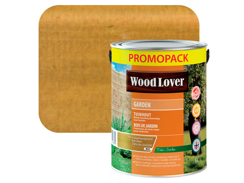Wood Lover Garden houtbeits 5l drukgeïmpregneerd licht eiken