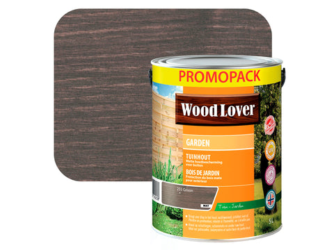 Wood Lover Garden houtbeits 5l grison #255