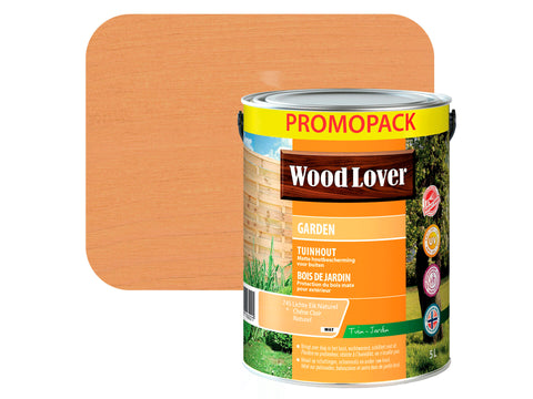 Wood Lover Garden houtbeits 5l lichte eik naturel #745