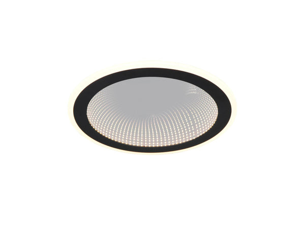 Reality Glace plafonnier LED 22W noir mat