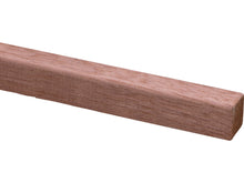 Parclose 19x16 mm 270cm bois dur rouge