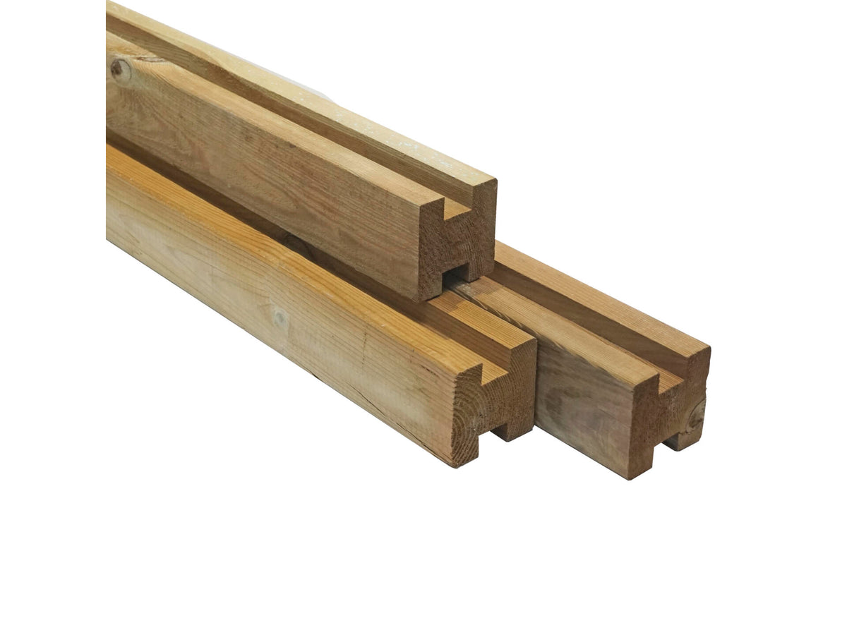 Cartri Gleufpaal 28mm 270x9x9 cm vuren