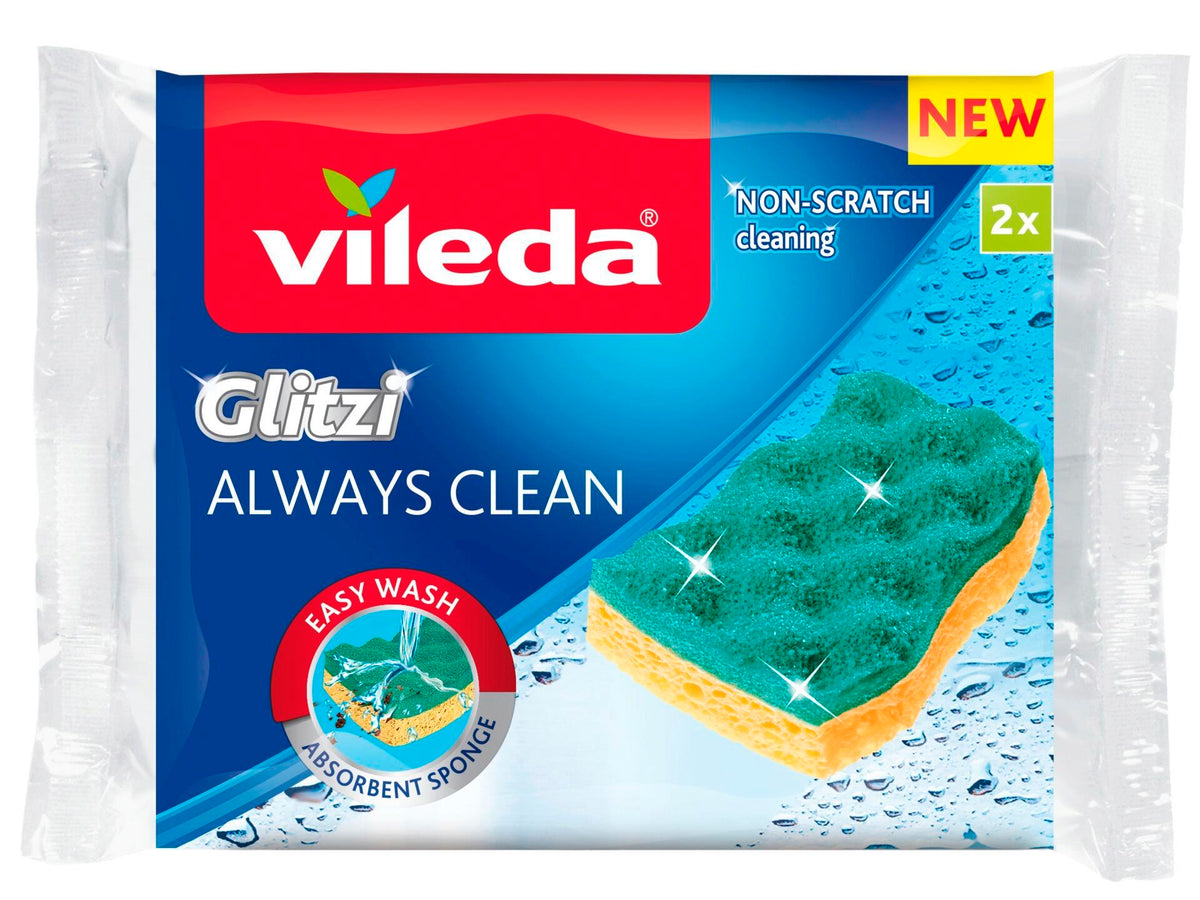 Vileda Glitzi Always Clean schuurspons 2 stuks