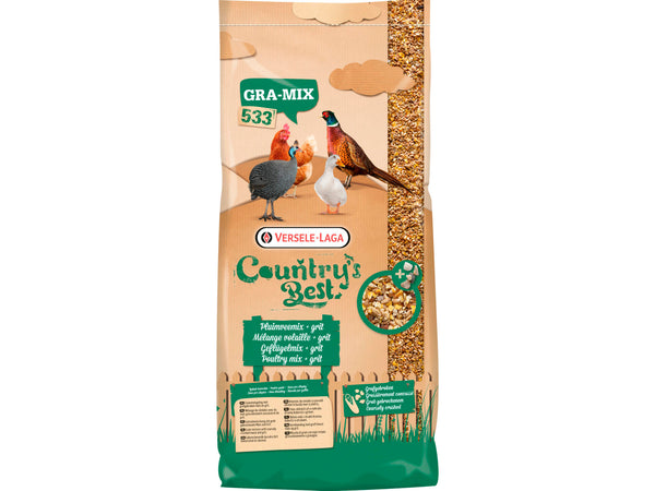 Country's Best Gra-Mix mélange ardennais pour volailles + grit 20 kg