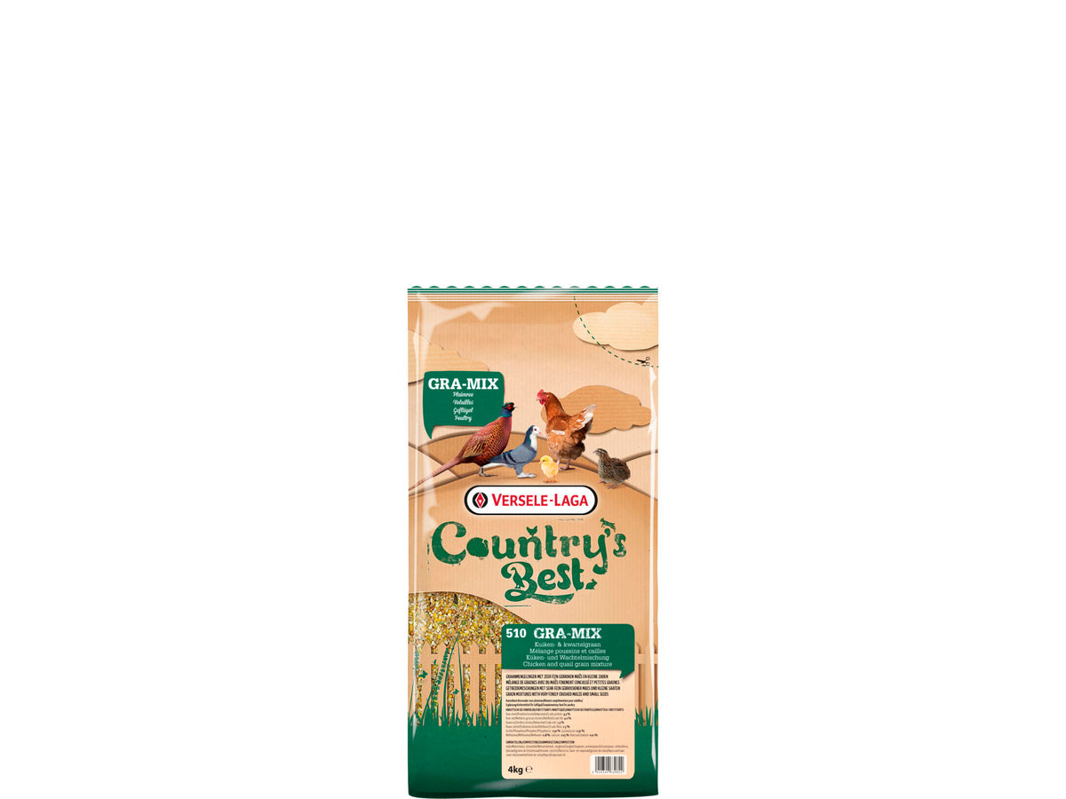 Country's Best Gra-Mix Kuiken- & Kwartelgraan kippenvoer 4kg