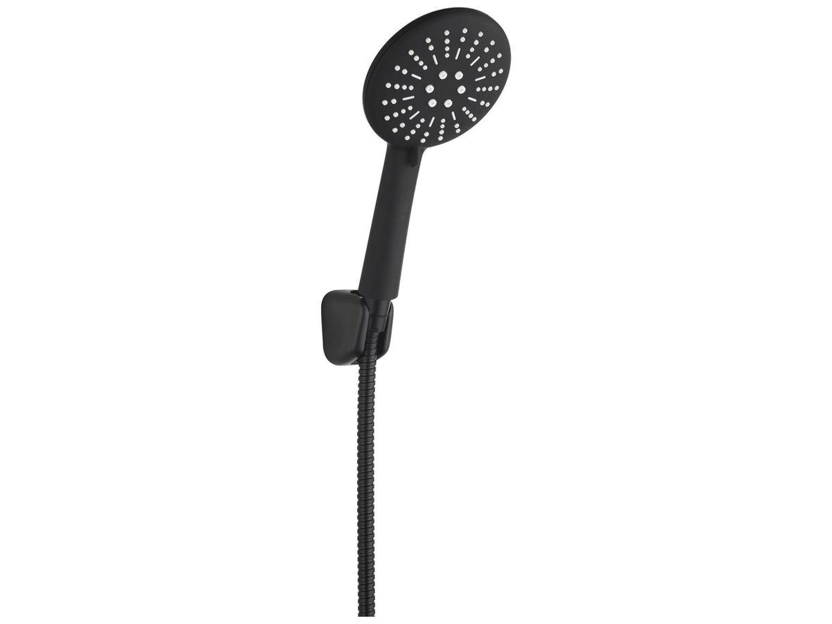 Lafiness Green Line Ecoblack doucheset 3 jets mat zwart