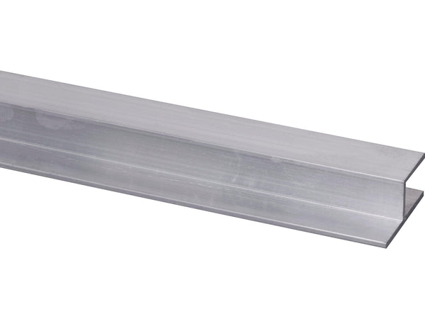 H-profiel 11x26 mm 200cm aluminium