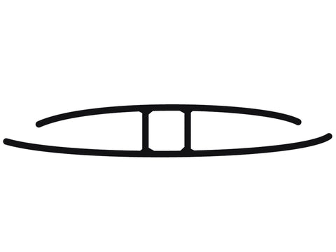 Scala H-profiel 200cm 10mm transparant