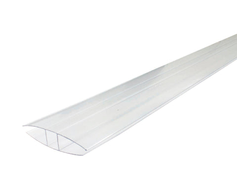 Scala H-profiel 2m 16mm PVC transparant