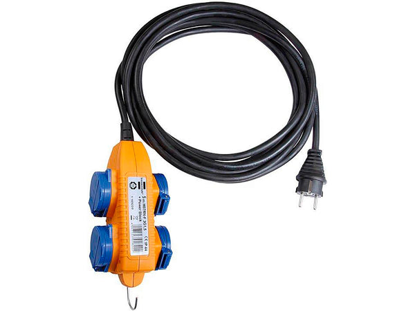 Brennenstuhl H07RN-F 3G2,5 bloc multiprise IP44 4x avec câble 5m