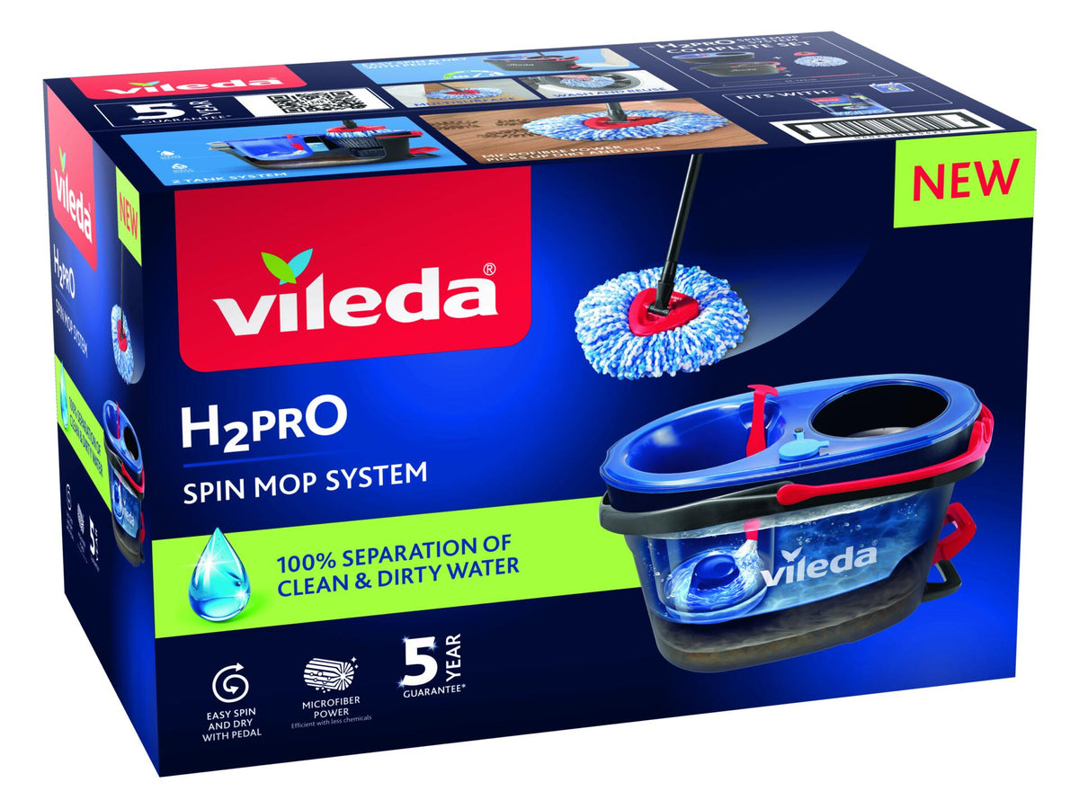 Vileda H2Pro Spinmop dweilsysteem