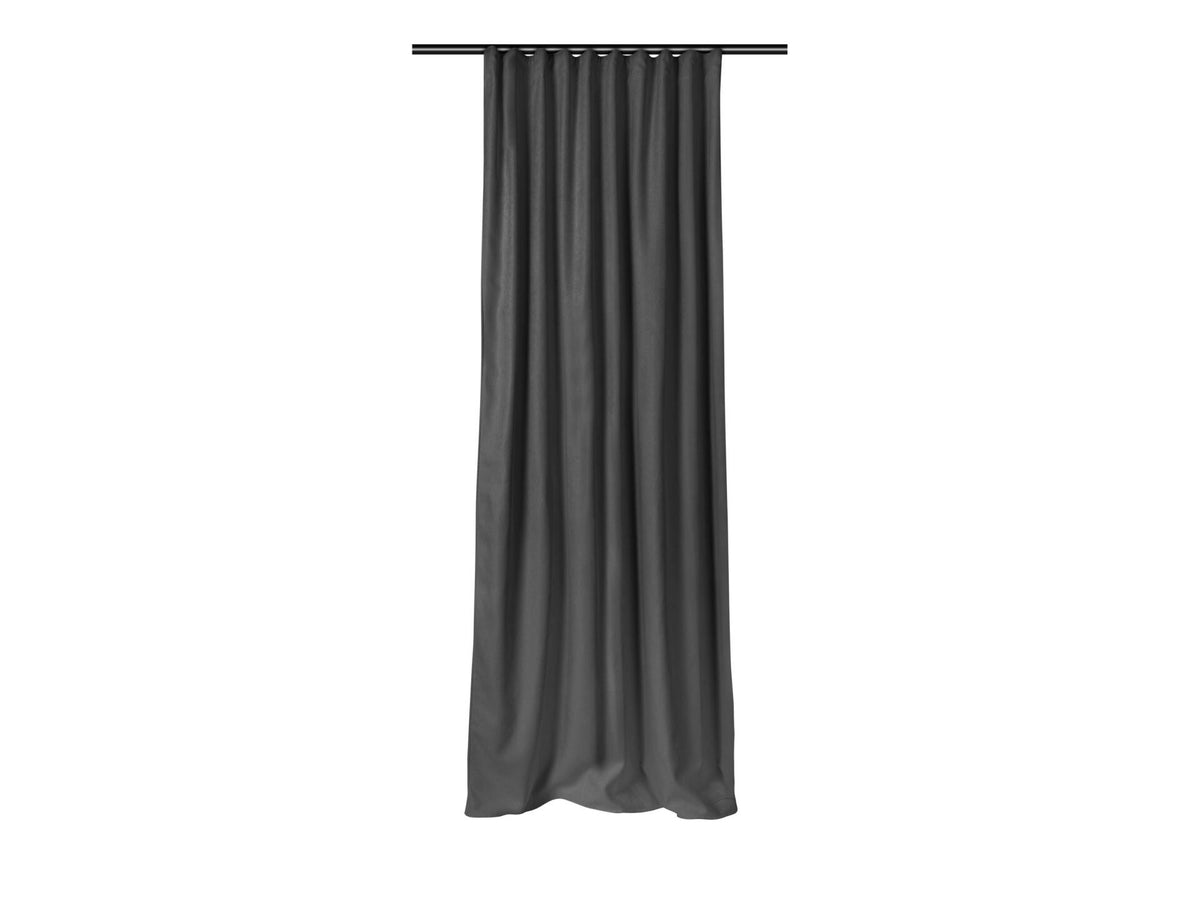 Home Style HMS thermal black-out gordijn met haken 140x260 cm alina antraciet