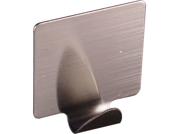 Linea Bertomani Handdoekhaakje zelfklevend 3,5x4 cm vernikkeld 4 stuks