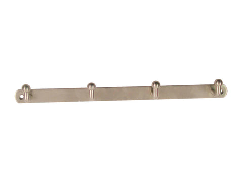 Linea Bertomani Handdoekhouder 4 haken 3,5x31 cm inox
