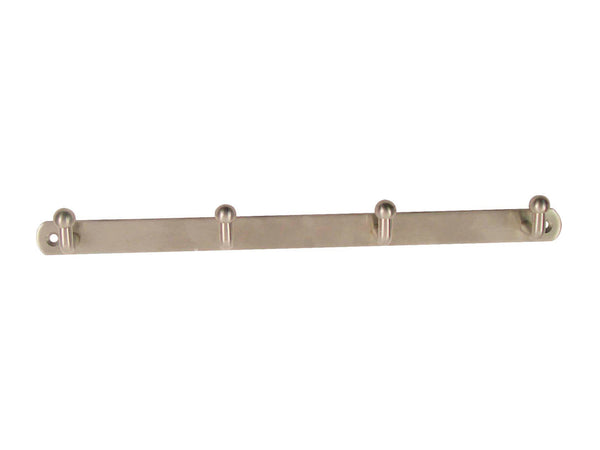 Linea Bertomani Porte-serviette 4 crochets 3,5x31 cm inox