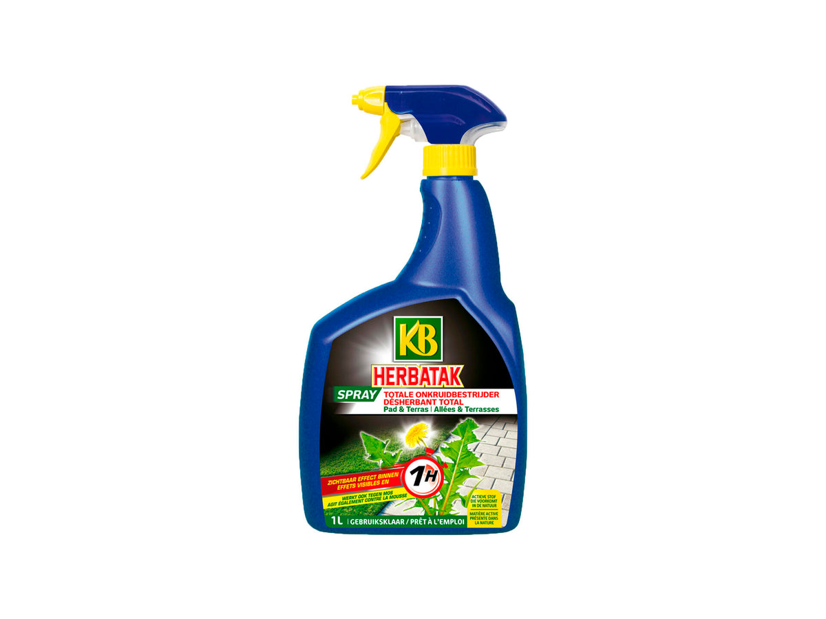 KB Herbatak totale onkruidverdelger spray pad & terras 1l