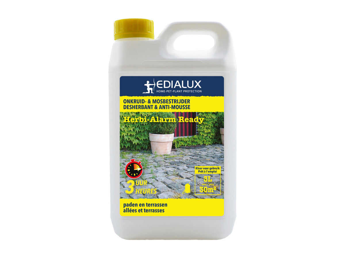 Edialux Herbi-Alarm Ready onkruid- & mosbestrijder 3l