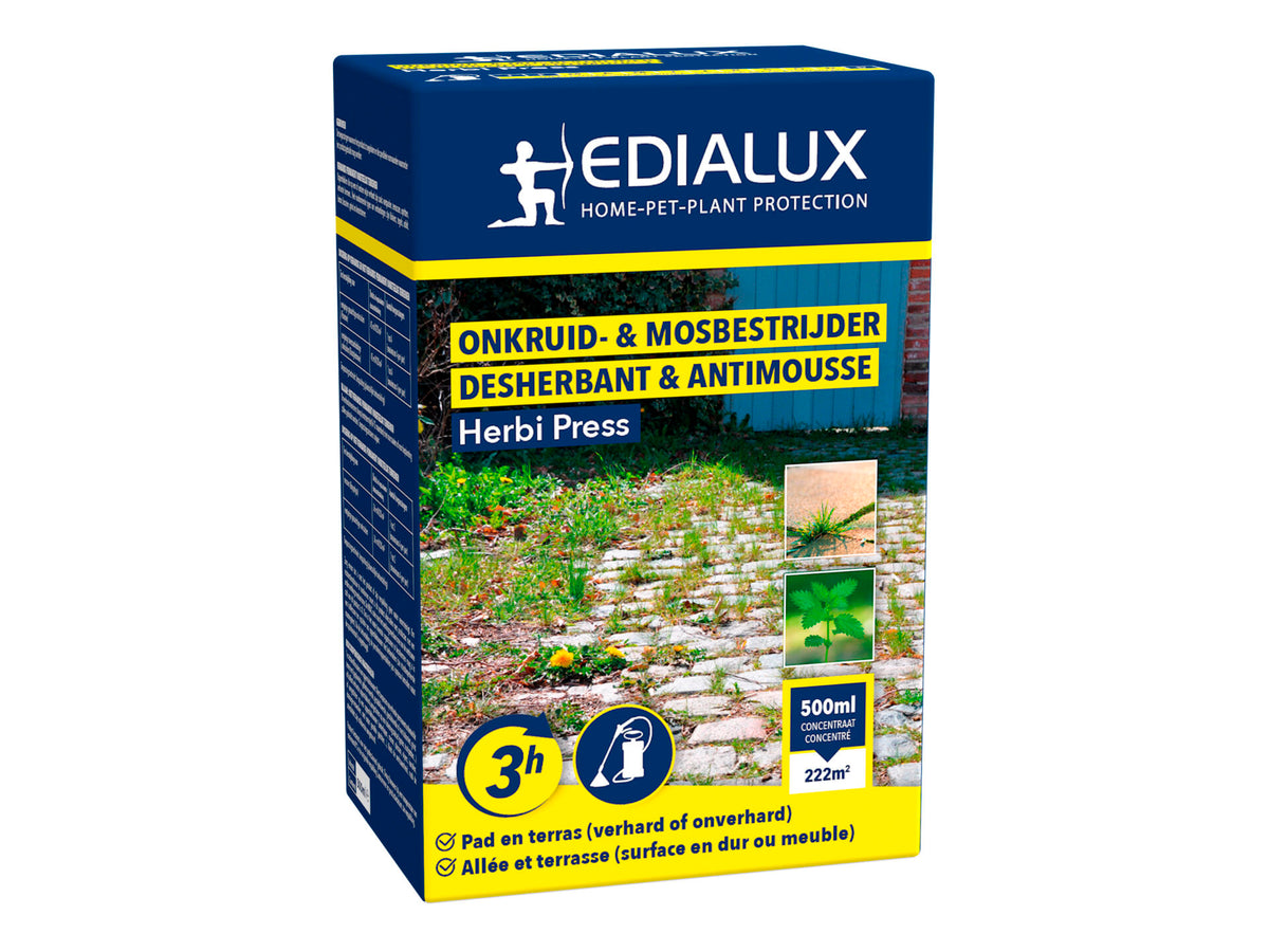Edialux Herbi Press onkruid- & mosbestrijder 500ml