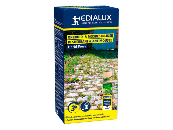 Edialux Herbi Press désherbant & antimousse 800ml