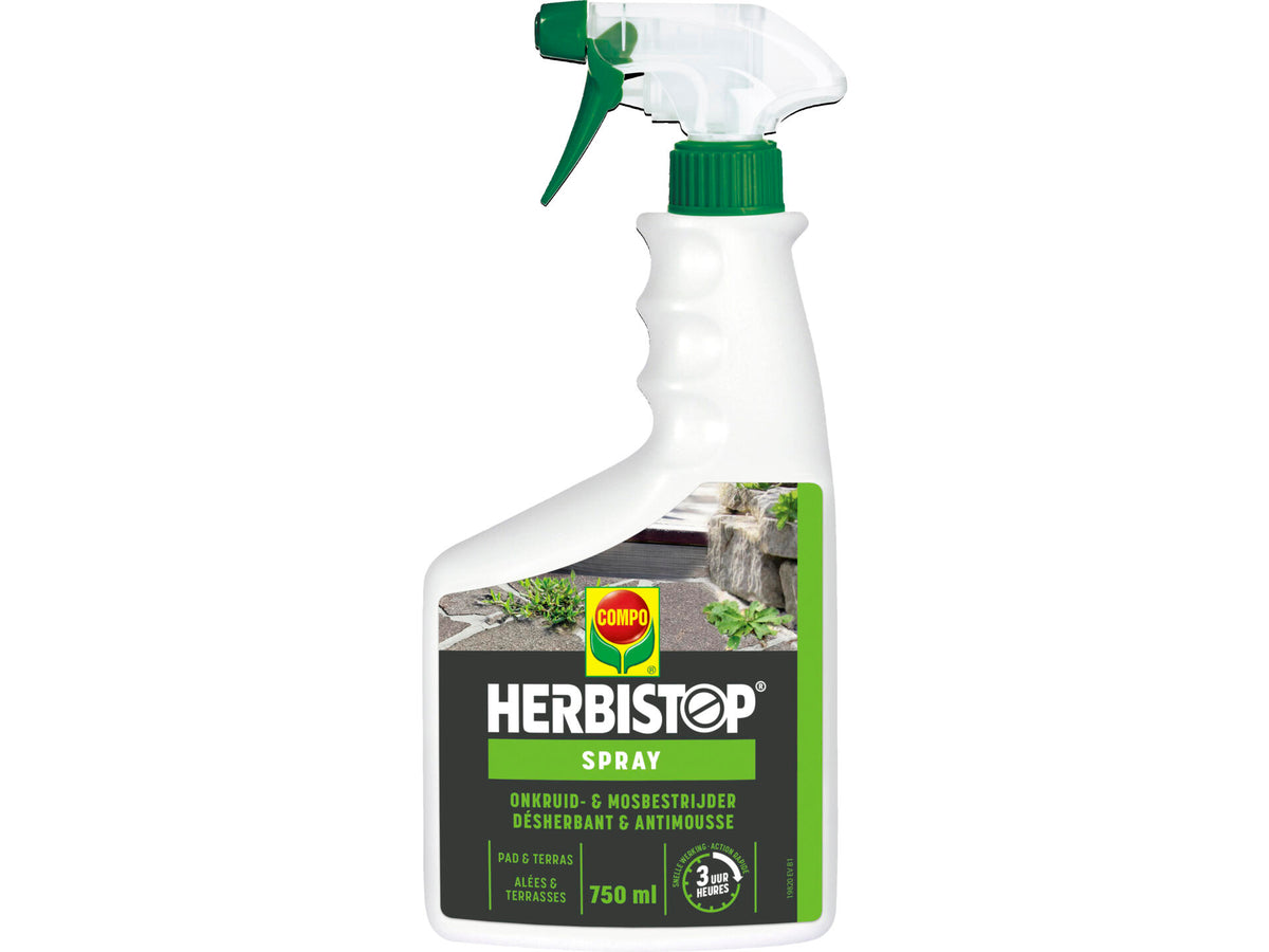 Compo Herbistop Spray onkruidverdelger paden & terrassen 750ml
