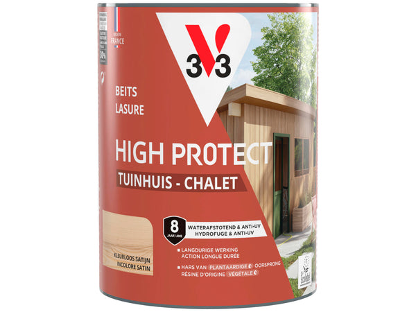 V33 High Protect lasure chalet 0,75l incolore
