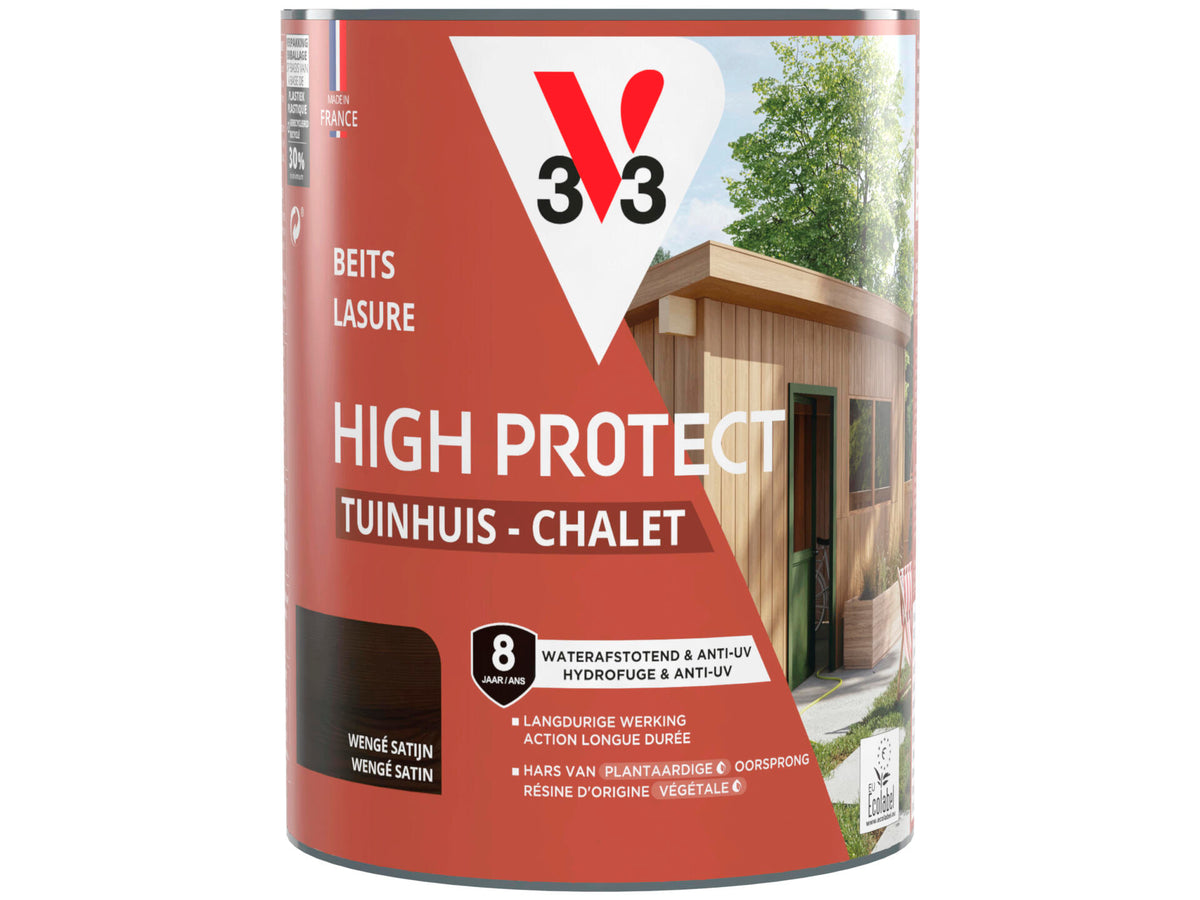 V33 High Protect beits tuinhuis 0,75l wengé