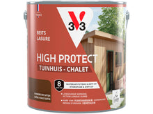 V33 High Protect beits tuinhuis 2,5l donkere eik