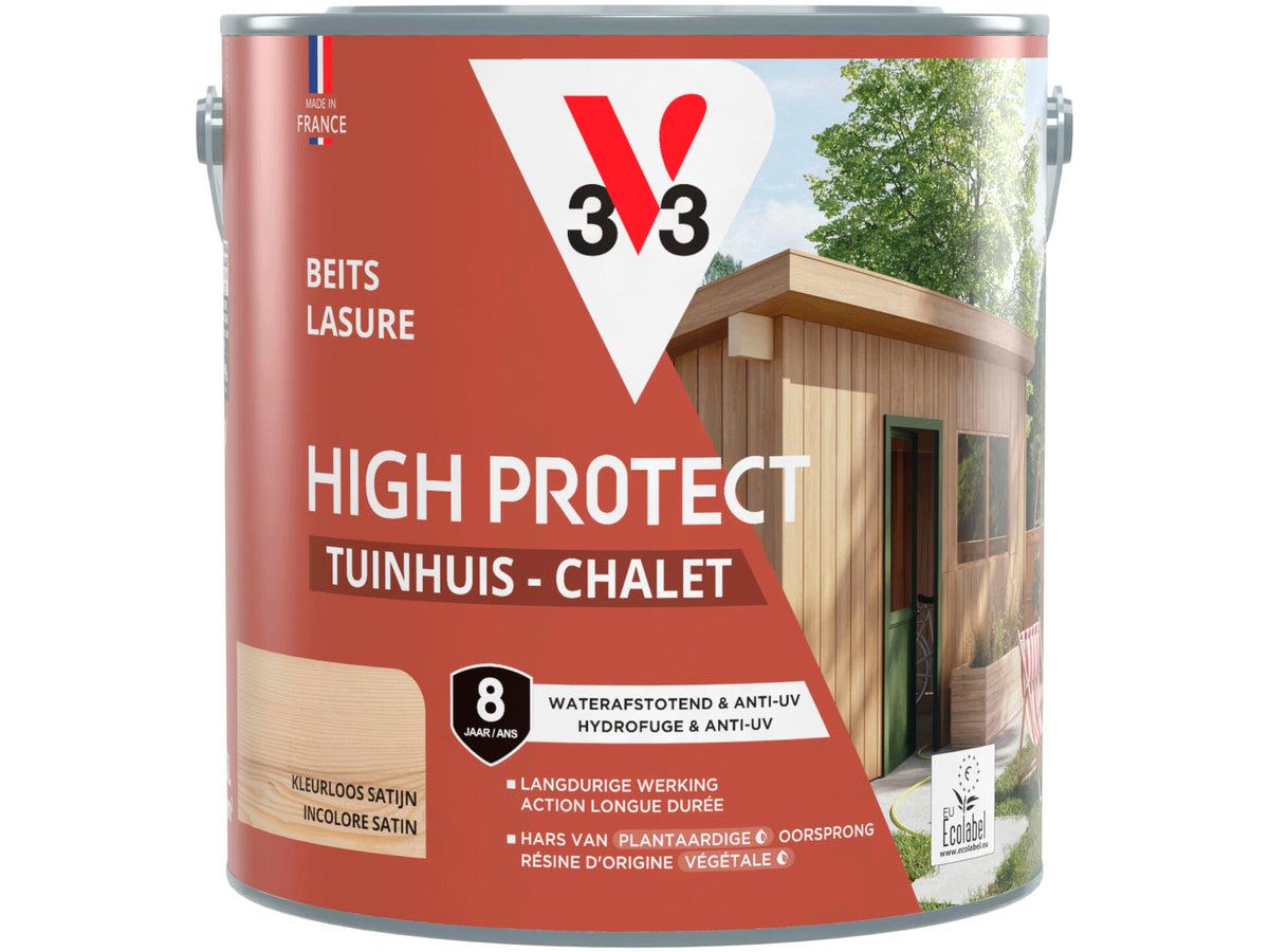 V33 High Protect beits tuinhuis 2,5l kleurloos