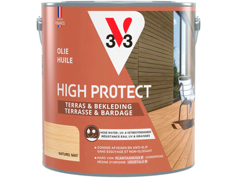 V33 High Protect olie terras gevel 2,5l naturel