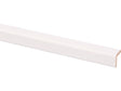 Hoeklat 20x20 mm 270cm grenen gegrond wit