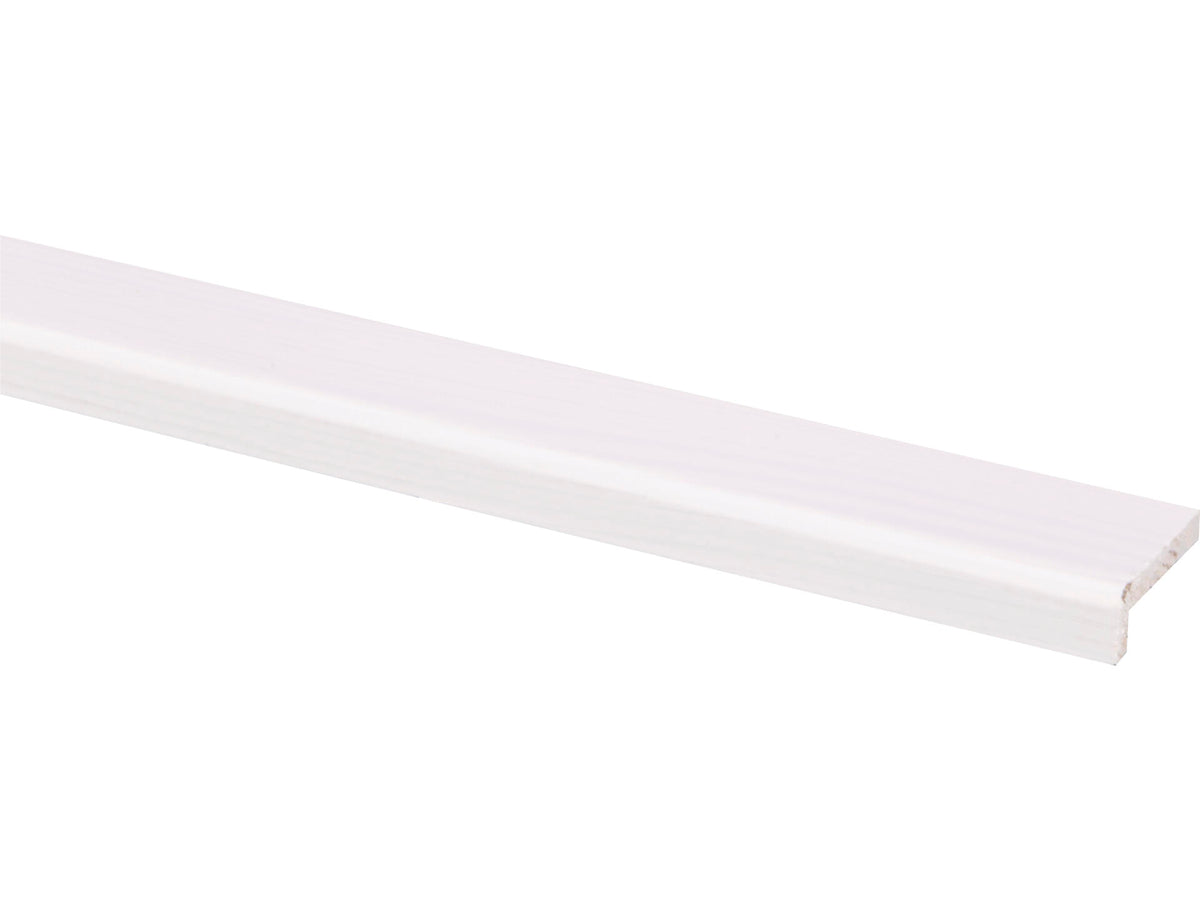 Hoekprofiel 12x32 mm 270cm grenen gegrond wit