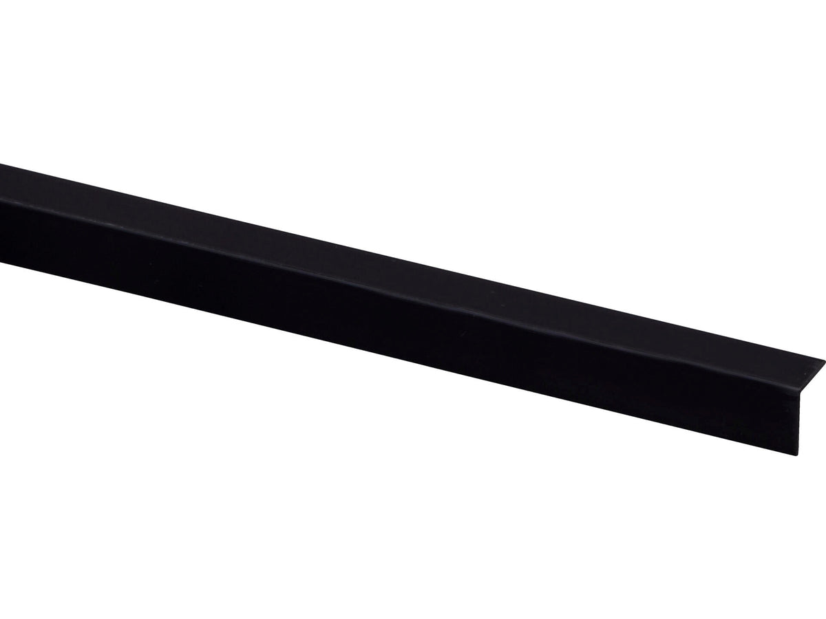 Hoekprofiel 15x15 mm 260cm zwart