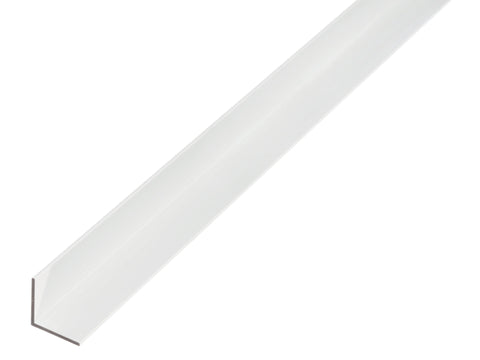 Hoekprofiel 15x15x1 mm 100cm geanodiseerd aluminium zilver
