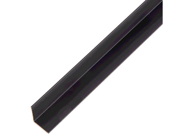Hoekprofiel 15x15x1 mm 200cm geanodiseerd aluminium zwart