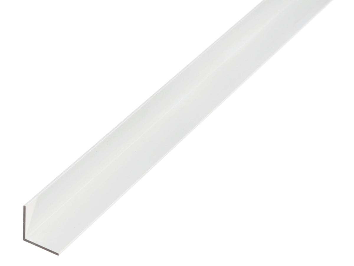Hoekprofiel 20x20x1 mm 100cm geanodiseerd aluminium zilver