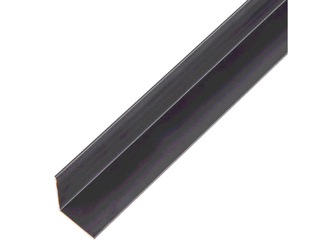 Hoekprofiel 20x20x1 mm 100cm geanodiseerd aluminium zwart