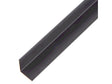 Hoekprofiel 20x20x1 mm 200cm geanodiseerd aluminium zwart