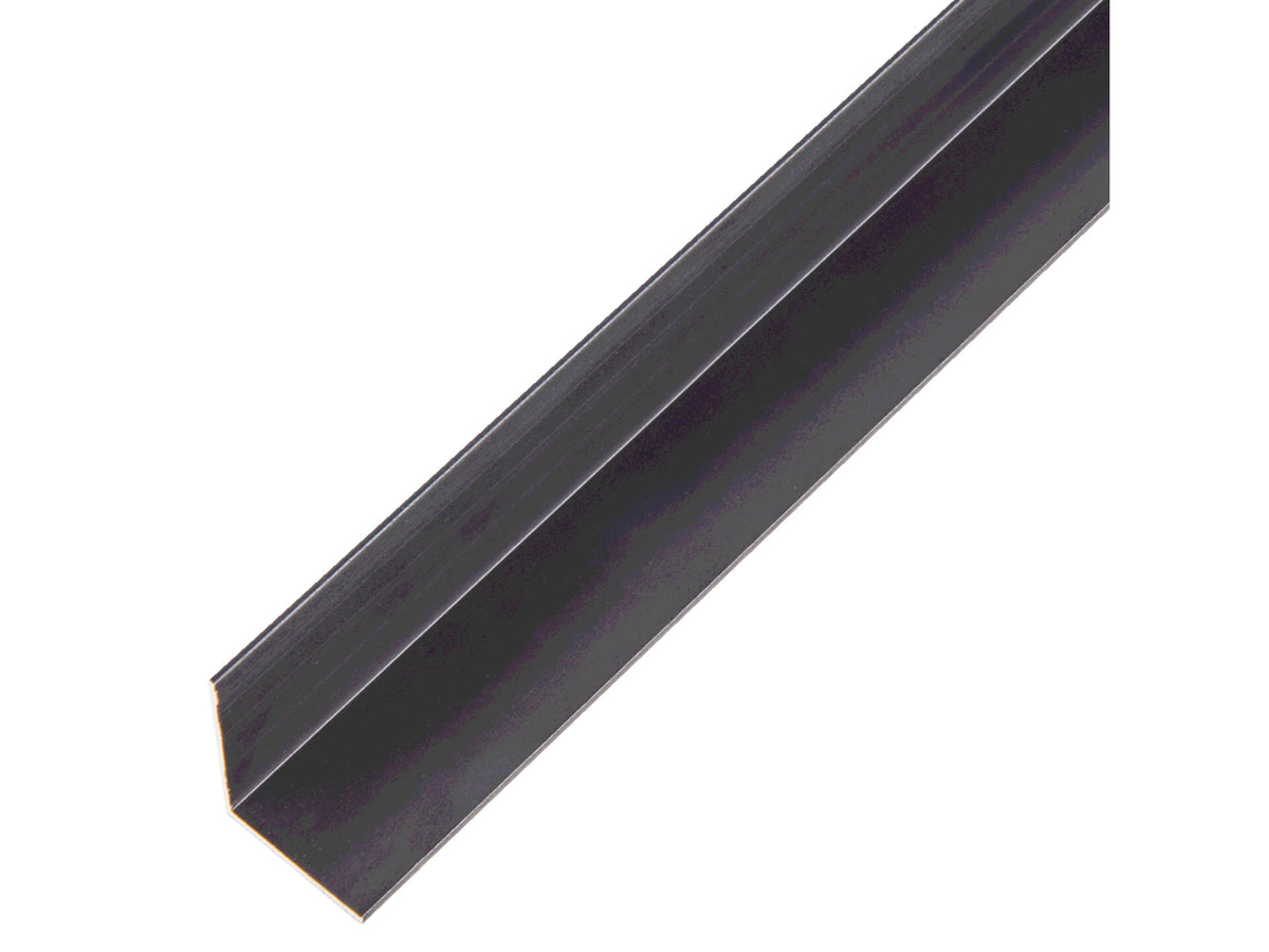 Hoekprofiel 20x20x1 mm 200cm geanodiseerd aluminium zwart