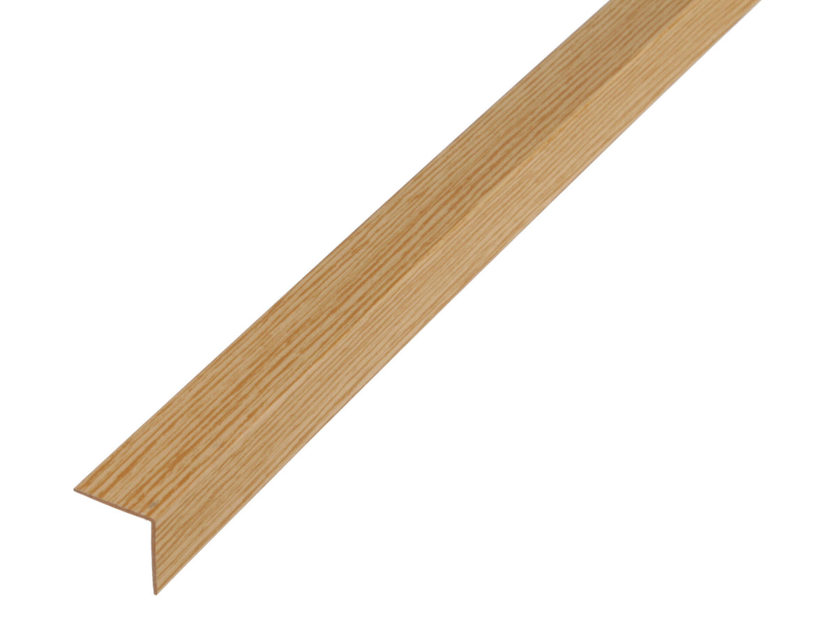 Hoekprofiel 20x20x1,5 mm 100cm PVC hout-look