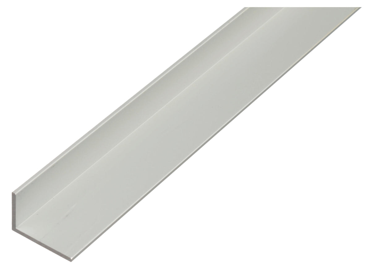 Hoekprofiel 30x15x1 mm 200cm geanodiseerd aluminium zilver