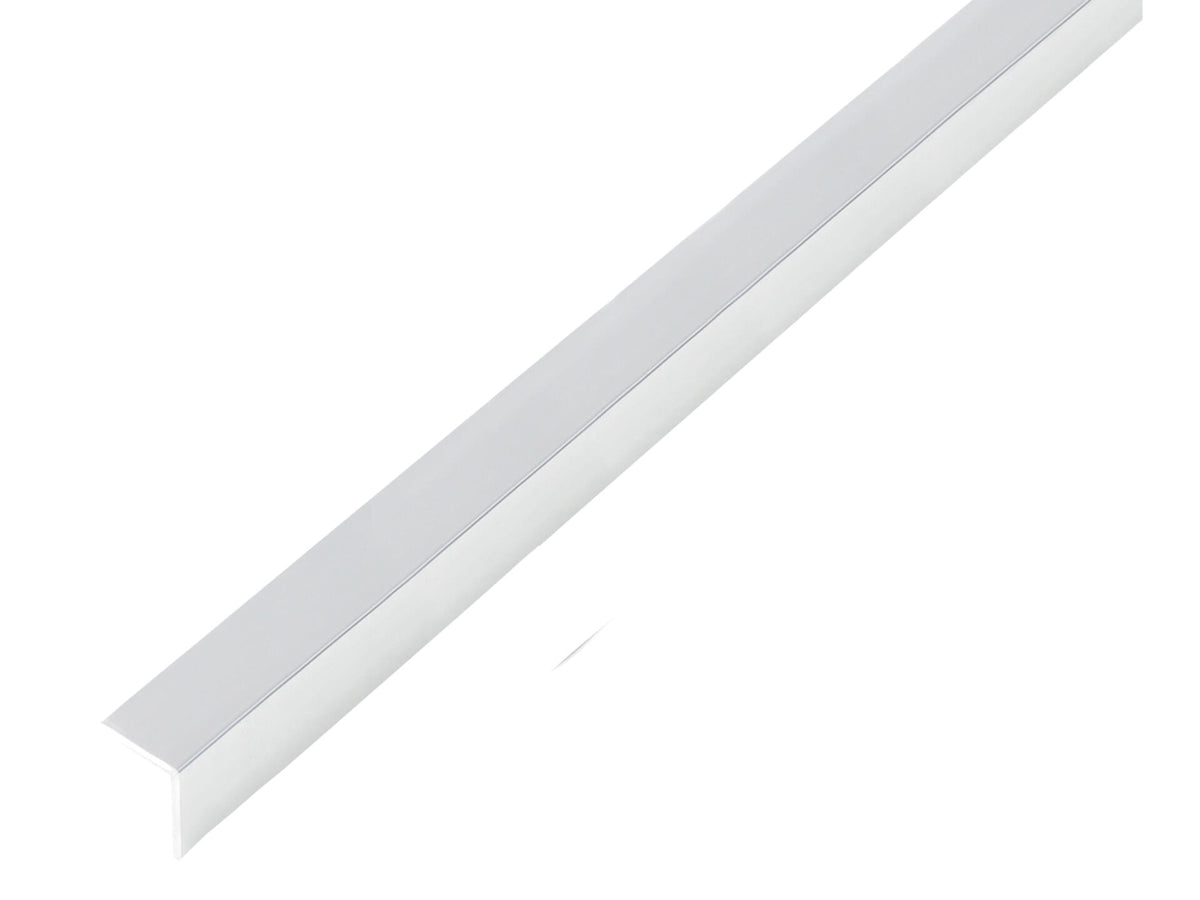 Hoekprofiel zelfklevend 10x10x1 mm 100cm verchroomd aluminium