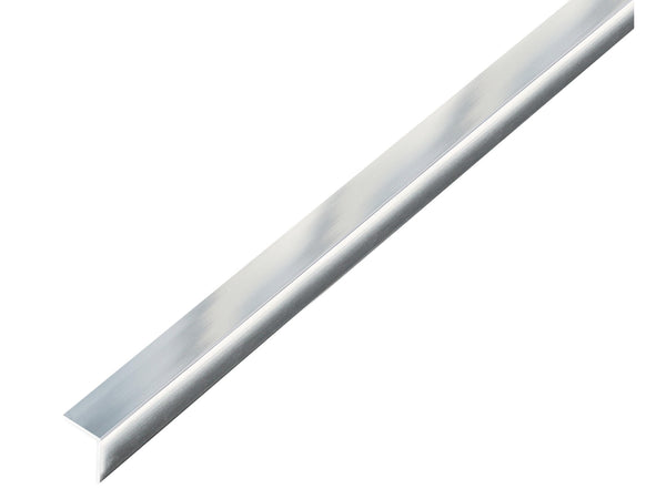 Hoekprofiel zelfklevend 20x20x1 mm 100cm verchroomd aluminium