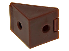 Mack Hoekverbinder smal bruin 4 stuks