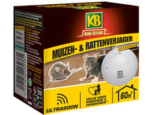KB Home Defense ultrasone muizen- en rattenverjager 60m²