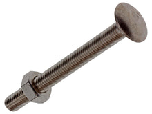 Mack Boulon pour bois avec écrou M10 100mm inox