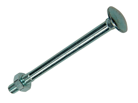 Mack Houtbout met moer M10 120mm verzinkt 10 stuks