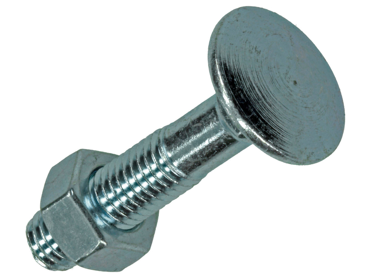Mack Houtbout met moer M8 120mm verzinkt 50 stuks