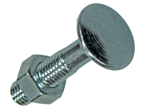 Mack Houtbout met moer M8 40mm verzinkt 100 stuks